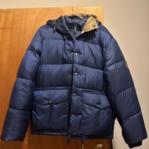 Men's Blue Puffer Jacket